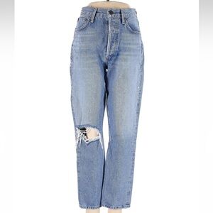 Agolde Riley straight jeans.